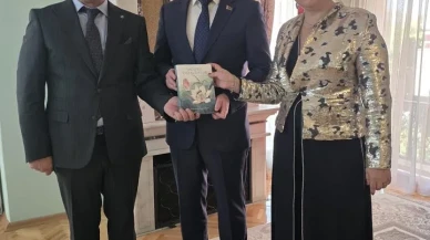 SATKOF ve Belarus Büyükelçisi Glaz Sağlık İş Birliği Görüşmesi Yaptı