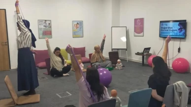 Nazilli'de anne adayları gebe okulu ve bebek akademisi ile eğitim alıyor