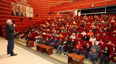 gebze'de çocuklara ara tatil hediyesi olarak "Harika Kanatlar" filmi gösterildi