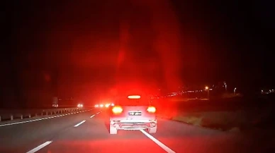 Kırıkkale'de trafikte tehlikeli manevralar yapan sürücü bir ailenin can güvenliğini tehlikeye attı