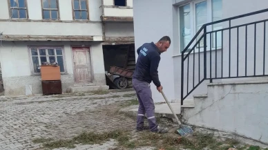 İnönü Belediyesi dış mahallelerde temizlik ve çevre düzenleme çalışmalarına devam ediyor