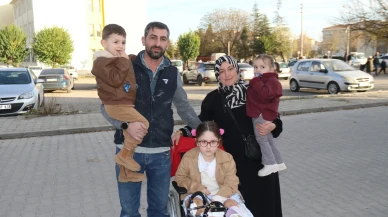 Eskişehir’de engelli kızını her gün okula taşıyan anne asansör talebinde bulundu