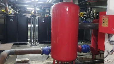 Ağrı'nın Patnos ilçesinde devlet hastanesi doğalgaza kavuştu