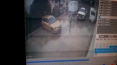 Bursa'da otoparktan çıkan araç 10 metrelik yükseklikten bahçeye uçtu