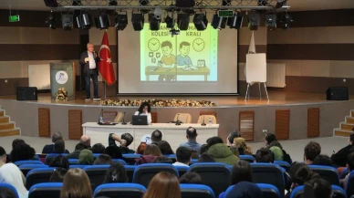 Tayfun Öneş, KBÜ öğrencilerine iş dünyasında başarının sırlarını anlattı