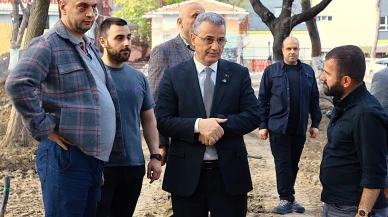 Samsun'da Gazi Kafe Park yenileme çalışmaları devam ediyor