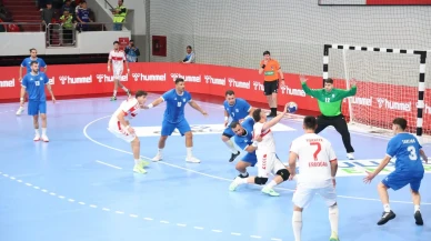 Türkiye Milli Hentbol Takımı Güney Kıbrıs Rum Kesimi'ni yenerek tur attı