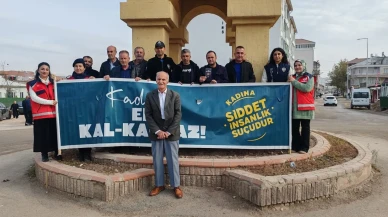 Adıyaman'ın Gölbaşı ilçesinde kadına yönelik şiddetle mücadele için etkinlik düzenlendi ve KADES tanıtıldı