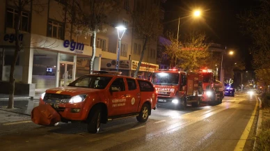 Nevşehir'de iş yeri bacasından çıkan kıvılcım yangına ve kavgaya neden oldu