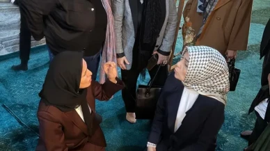 AK Parti heyeti Ayasofya’daki restorasyon çalışmalarını yerinde inceledi