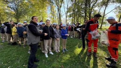 Gölyaka'da orman yangınlarına karşı öğrenciler ve öğretmenler bilinçlendirildi
