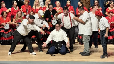 Edirne'de engelli bireyler darbuka ritim grubunun konseriyle eğlendi