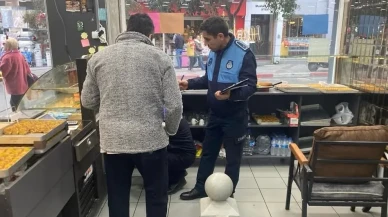 Babaeski’de tatlı üretimi ve satışı yapan iş yerleri zabıta tarafından denetlendi