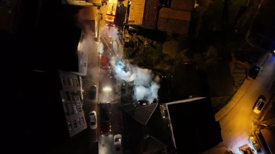 Ümraniye’de gecekondu yangınında ev kullanılamaz hale geldi