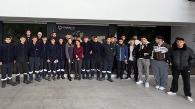 Eskişehir'de meslek lisesi öğrencileri üretim süreçlerini yerinde öğreniyor