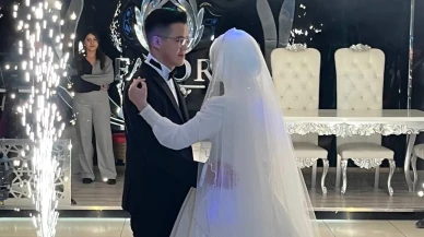 Bursa'da sosyal medya çağrısıyla gündem olan çiftin düğününe vatandaşlar destek verdi