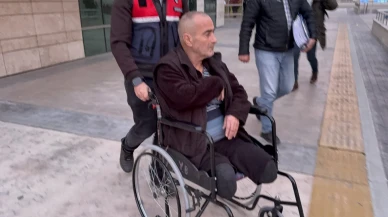 Samsun'da uyuşturucu ticaretinden 11 yıl ceza yiyen ayağı olmayan hükümlü tekerlekli sandalyeyle cezaevine