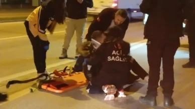 Bursa'da yolun karşısına geçen yayaya otomobil çarptı