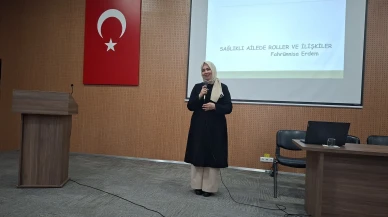 Hisarcık'ta sağlıklı ailede roller ve ilişkiler konferansı düzenlendi
