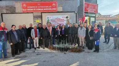 Germencik'te üreticilere 4 bin sertifikalı incir ve zeytin fidanı dağıtıldı