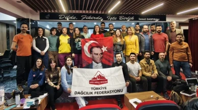 Karslı dağcılar Türkiye Dağcılık Federasyonu tarafından spor tırmanışı hakemliği unvanı aldı