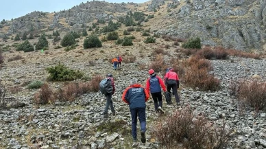 Erzincan’da kayalıklarda mahsur kalan keçiler JAK ve AFAD ekipleri tarafından kurtarıldı