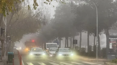 Diyarbakır’da sis nedeniyle görüş mesafesi düştü