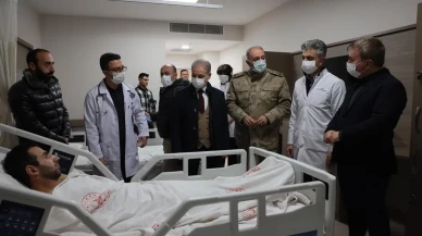 vali Aydoğdu hastanede tedavi gören hastaları ziyaret etti