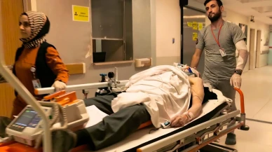 Bursa'nın İnegöl ilçesinde merdiven boşluğuna düşen yaşlı adam ağır yaralandı