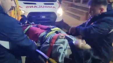 Aksaray'da üçüncü kattan ikinci katın balkonuna düşen çocuk ağır yaralandı