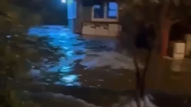 Giresun’da fırtına nedeniyle dalgalar taşkına yol açtı