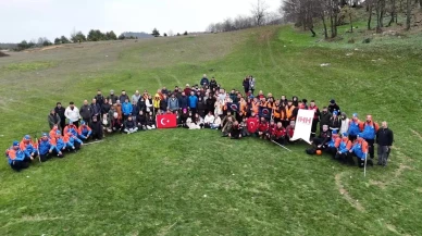 Yenişehir’de doğa yürüyüşüne 140 kişi katıldı