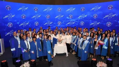 Antalya'da Akdeniz Üniversitesi'nde 111 akademisyen için akademik tören düzenlendi