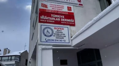 Bolu'da engelliler derneğinin masa ve sandalyeleri çalındı