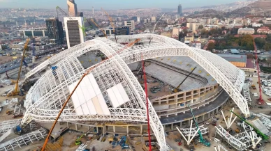 Ankara'da 19 Mayıs Stadyumu'nun son hali drone ile görüntülendi