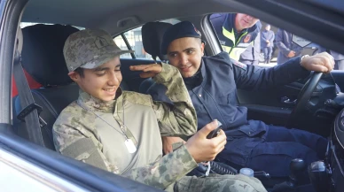 Afyonkarahisar'da otizmli çocuğun asker olma hayali gerçek oldu