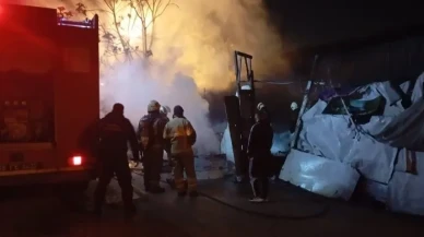 Osmangazi’de gece saatlerinde çıkan yangında bir kişi yaralandı