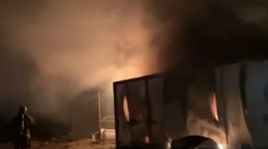 Bursa'da küllükte unutulan sigara izmariti barakada yangına neden oldu