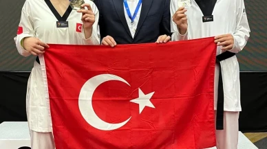 İstanbul'da Avrupa Ümitler Taekwondo Şampiyonası'nda Sude Yaren Uzunçavdar altın madalya kazandı