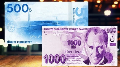 Yeni banknotlar için tarih verildi: 500 tl ve 1000 tl banknotlar yolda
