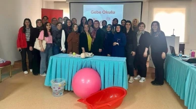 Gebe Okullarında Görevli Sağlık Çalışanlarına "Doğuma Hazırlık Eğitimi" Düzenlendi
