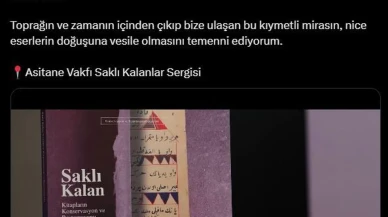 Emine Erdoğan'dan dikkat çeken paylaşım: Saklı Kalanlar sergisi bilgi ve kültürü koruyor
