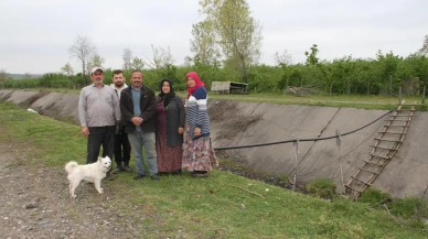 Samsun'un Yamanlı Mahallesi'nde sulama kanalı sorunu: Yaya köprüsü talebi artıyor