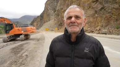 Heyelan faciayı önledi: Gümüşhane-Giresun karayolunda tehlike anbean görüntülendi