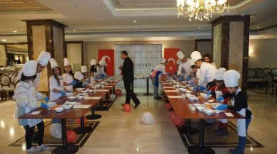 Minik şefler Cupcake Workshop'ta buluştu: Elite World Van Otel'de 23 Nisan coşkusu