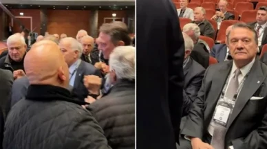 Beşiktaş divan kurulu toplantısında Hasan Arat ile Tevfik Yamantürk arasında gerginlik yaşandı