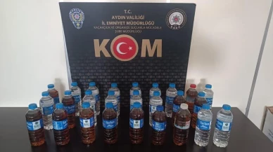 Aydın'da dev operasyon: 50 litre kaçak içki ve 54 kg tütün ele geçirildi