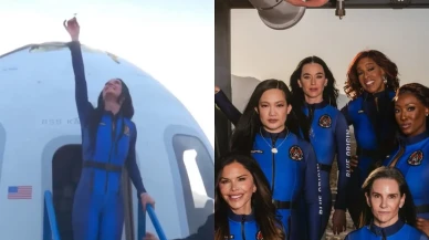 Katy Perry, uzayda pop müziğinin temsilcisi oldu: Uzay yolculuğuna çıkan ilk kadın yıldızlar arasında