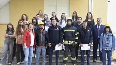 Köyceğiz’de yüksekokul personeline yangın eğitimi verildi: Muğla Büyükşehir Belediyesi destek verdi