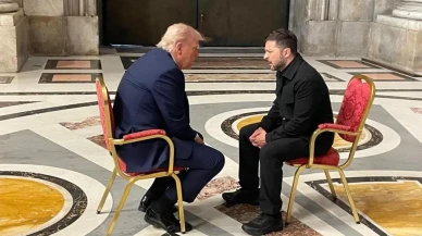 Trump, Papa Franciscus'un cenaze töreni öncesi Zelenskiy ile görüştü: Beyaz Saray'daki kavga sonrası ilk yüz yüze görüşme